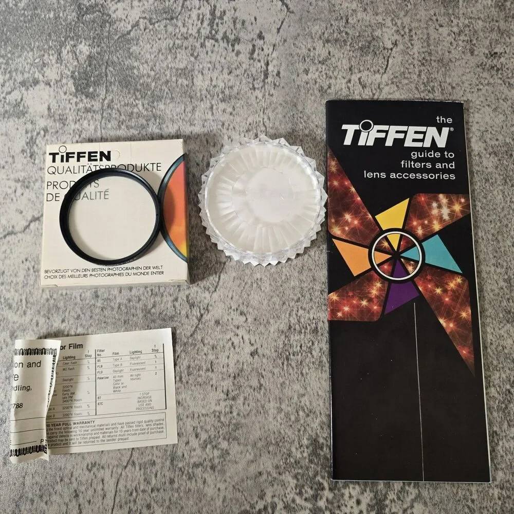 Tiffen 55mm UV Haze 1 USA Filter New but old stock